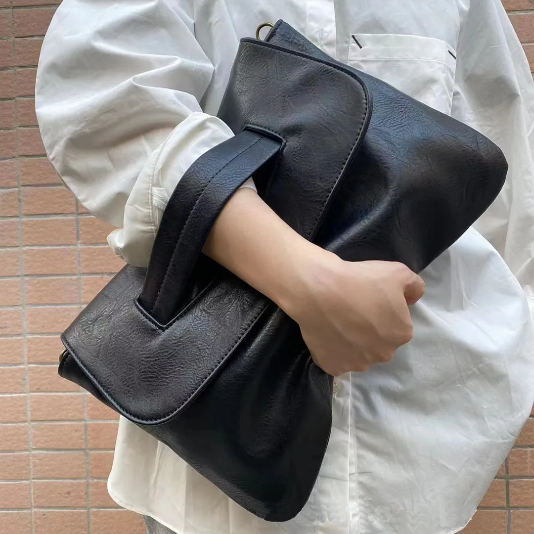 cover style handbag, new high capacity women's file bag, fashionable and versatile handbag, personalized and casual large handba Cover Style Handbag, New High-Capacity Women's File Bag, Fashionable and Versatile Handbag, Personalized and Casual Large Handba