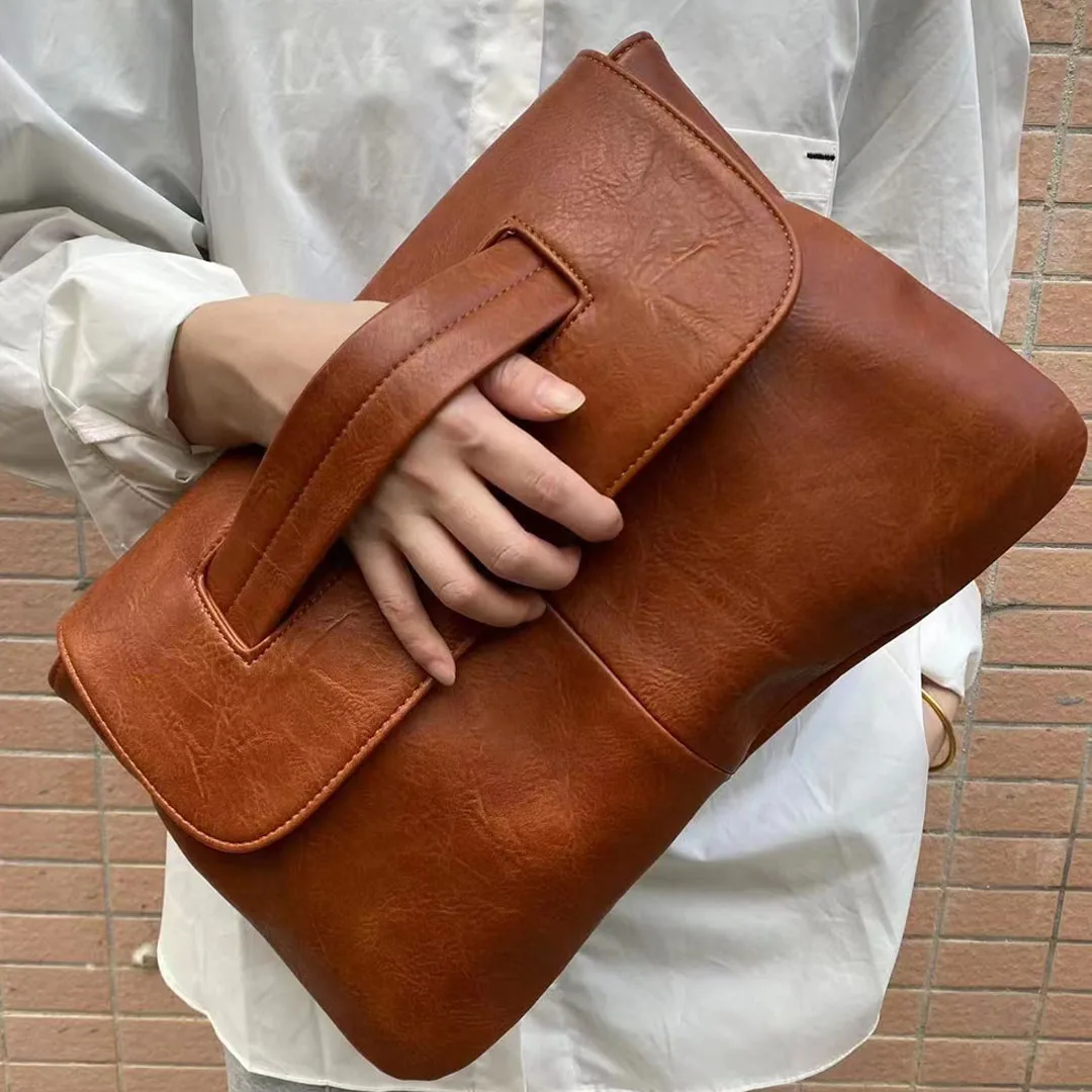 cover style handbag, new high capacity women's file bag, fashionable and versatile handbag, personalized and casual large handba Cover Style Handbag, New High-Capacity Women's File Bag, Fashionable and Versatile Handbag, Personalized and Casual Large Handba
